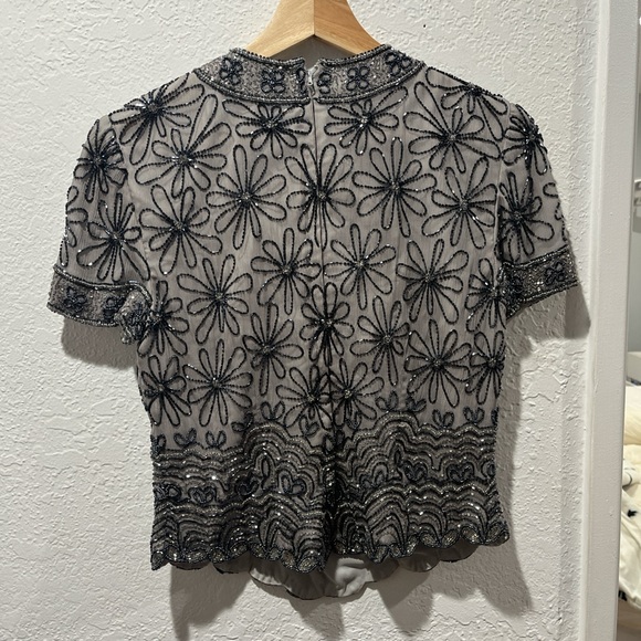 Papell Boutique Vintage Evening Top - Picture 3 of 4